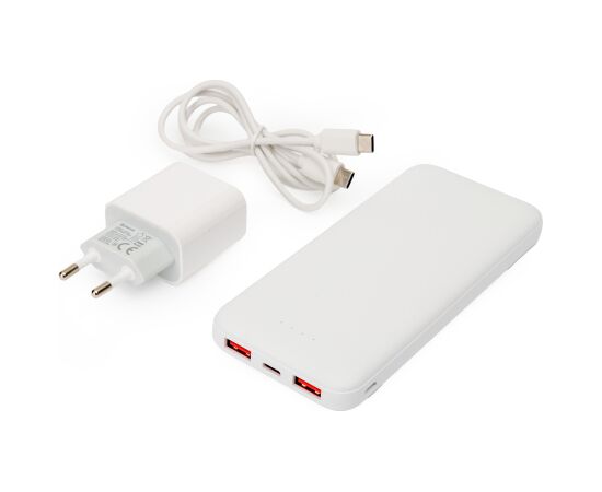 Platinet power bank + USB charger 10000mAh Kit PMPB10SETW, white Новинки Компьютерная техника