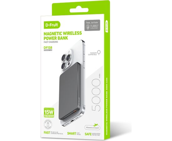 D-Fruit power bank 5000mAh Wireless DF138 Новинки Компьютерная техника