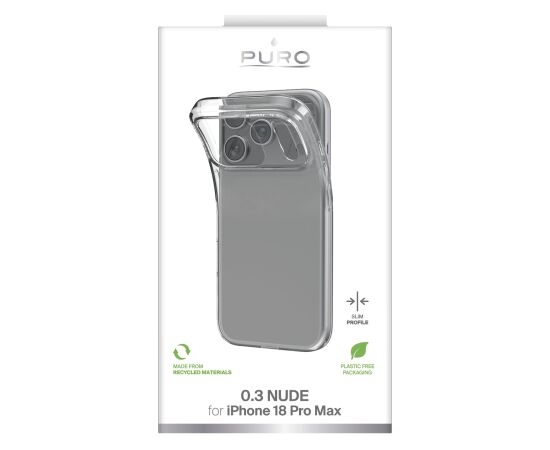 Apple iPhone 18 Pro Max Cover 0.3 Nude by Puro Transparent Oriģinālie maciņi
