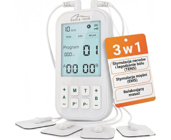 Media-Tech MT6543 TENS/EMS Physiotherapy Massager Ķermeņu masieri