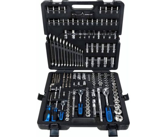 KS Tools 1/4 +3/8 +1/2 216 gab. CHROMEplus uzgaļu komplekts Jaunumi - Datori