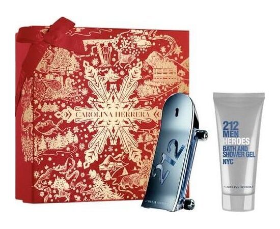 SET Carolina Herrera 212 Heroes Forever Young Men edt 90ml +sg  100ml Новинки Компьютерная техника