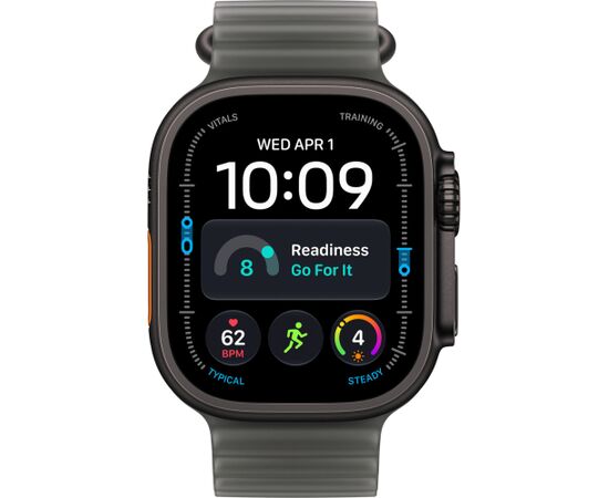 Apple Watch Ultra 4 Titan Cell 49 Black Ocean Bracelet Smart-Watch Pulksteņi