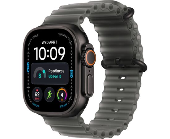 Apple Watch Ultra 4 Titan Cell 49 Black Ocean Bracelet Smart-Watch Pulksteņi
