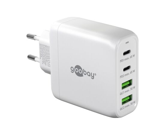 Goobay 64818 68 W USB-C PD GaN Multiport Fast Charger, White Новинки Компьютерная техника