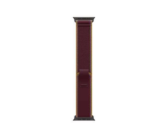 APPLE 49mm Burgundy Trail Loop - S/M - Black Titanium Finish Smart pūlksteņu aksesuāri
