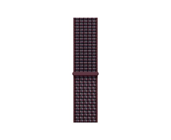 APPLE 46mm Burgundy Plaid Sport Loop Apple Smart-Watch aksesuāri