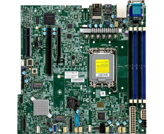 Supermicro MBD-X13SCH-F Intel® C226 LGA 1700 micro ATX Mātes plates