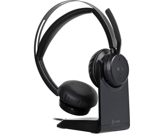 HP Poly Voyager Focus 2-M USB-C-C Headset USB-C/A Adapter Charging Stand Customer Special 1 Austiņas