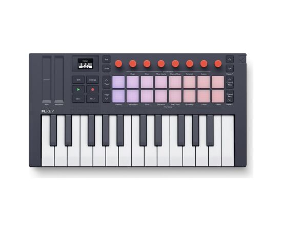 Novation FLKEY 2 Mini 25 - MIDI keyboard dedicated to FL Studio software, 25 keys. Mūzikas instrumenti
