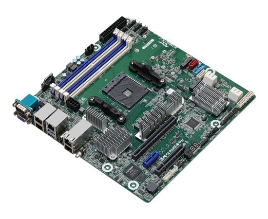 Asrock X570D4U-2L2T/BCM motherboard AMD X570 Socket AM4 micro ATX Mātes plates