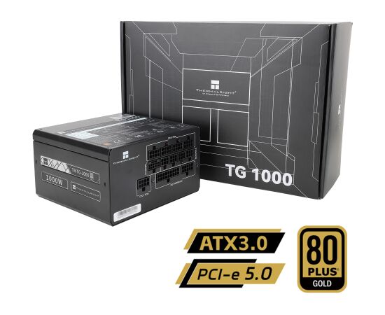 Thermalright TG-1000 - 1000W Fully Modular 80Plus Gold ATX 3.0 PSU / TG-1000 Новинки Компьютерная техника