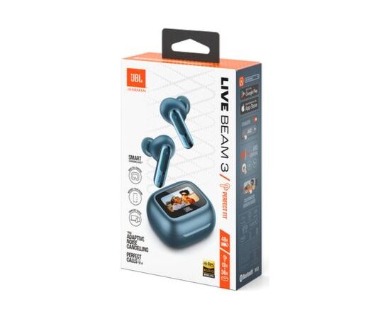Bezvadu austiņas JBL Live Beam 3 Blue Austiņas
