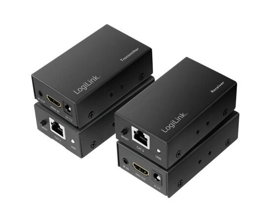 Logilink HDMI-Extender-Set über LAN, 60m, 1080p/60Hz,POC,IR Adapteri