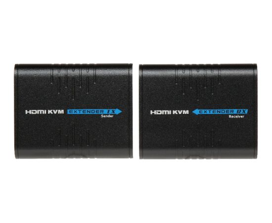 Delta Trade Sistēma AV signāla pārraidei Extender HDMI+USB-EX-100 Adapteri