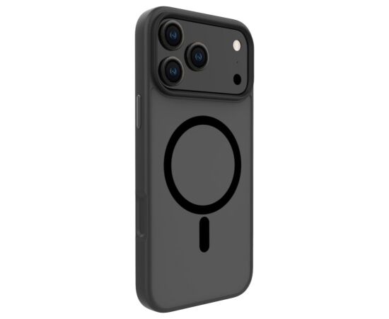 Evelatus Apple  iPhone 17 Pro Max Hybird Case With MagSafe PC+TPU Black Neoriģinālie Maciņi