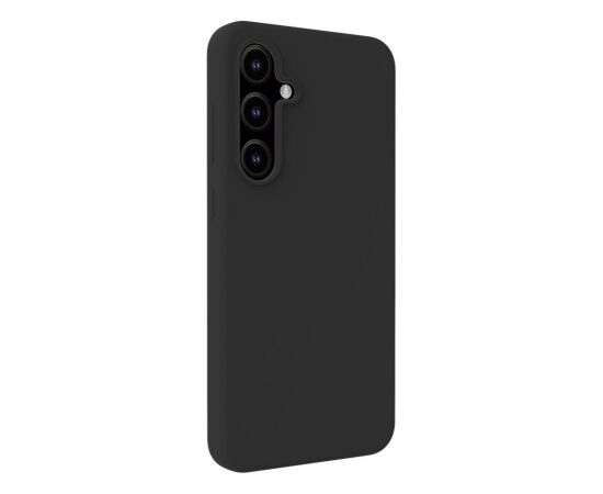 Evelatus Samsung  Galaxy S24 FE Premium Magnetic Soft Touch Silicone Case Black Neoriģinālie Maciņi