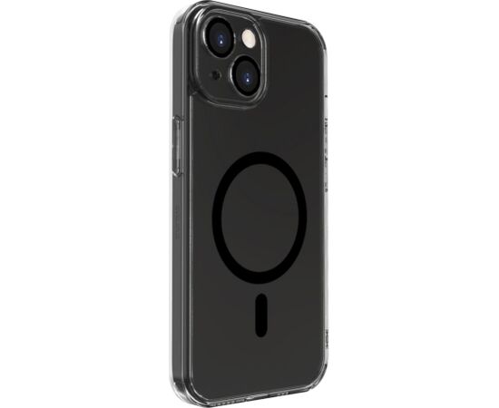 Evelatus Apple  iPhone 15 Plus Clear Case With MagSafe and Camera Protection Transparent Black Neoriģinālie Maciņi