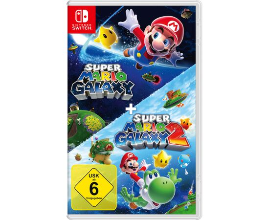Nintendo Super Mario Galaxy + Super Mario Galaxy 2 game Spēļu konsoles
