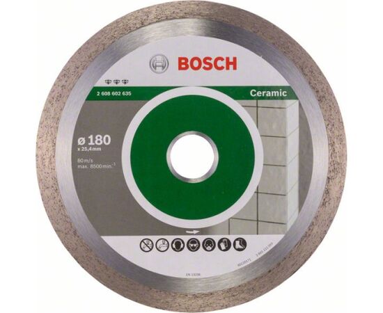 Dimanta griešanas disks Bosch BEST FOR CERAMIC; 180 mm Различные диски