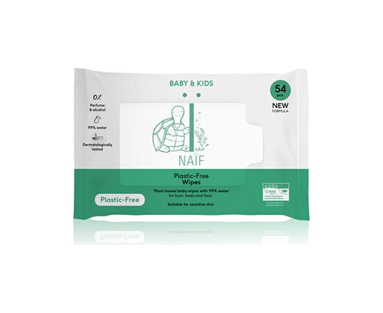 Naif Wipes - Vlhčené ubrousky pro děti a miminka 54 ks Духи и косметика
