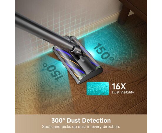 DREAME Air Dry Stick Vacuum Cleaner Black Беспроводные пылесосы