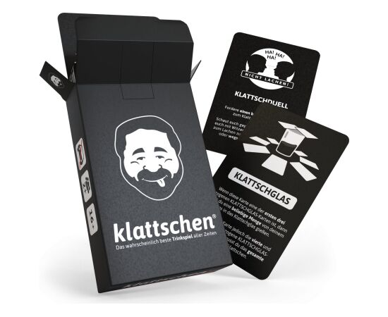 KLATTSCHEN - Trinkspiel - SPIELKARTENKARTON Galda spēles