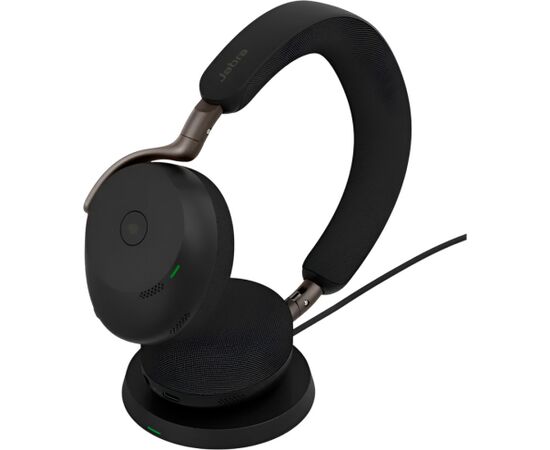 Jabra Evolve3 75 UC Stereo black mit Link390c u. WLC Austiņas