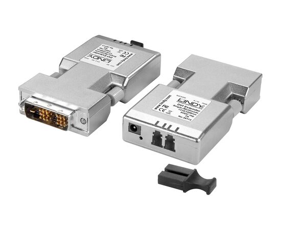 LINDY Extender DVI-D Single Link LWL/Fibre Optic 1500m Adapteri