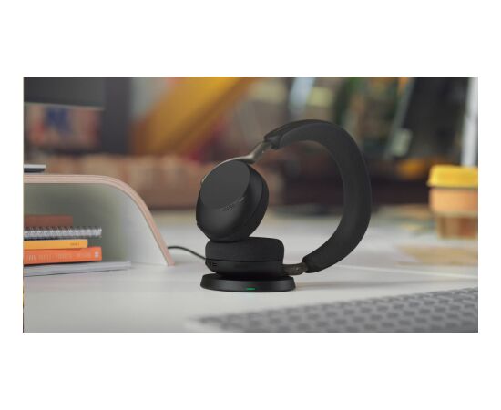 Jabra Evolve3 75 MS Stereo black mit Link390a u. WLC Austiņas