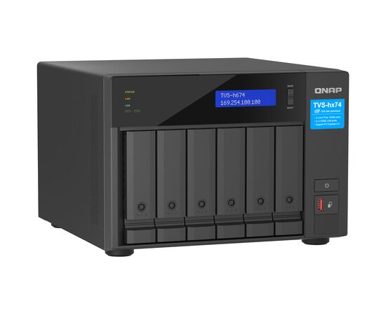 Failu serveris Qnap TVS-h674T-i5-32G Ārējie cietie diski HDD SSD