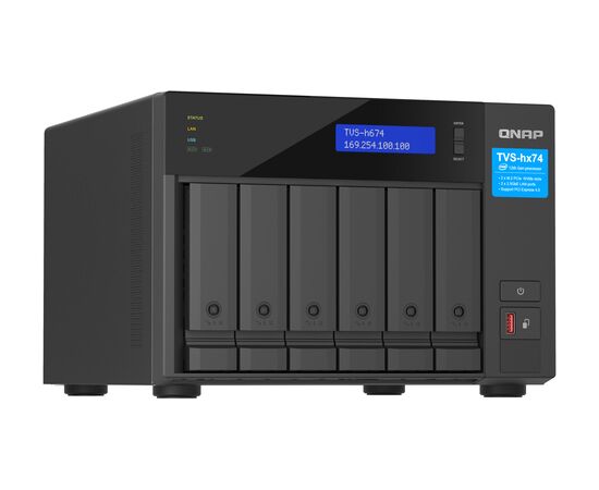 Failu serveris Qnap TVS-h674T-i5-32G Ārējie cietie diski HDD SSD
