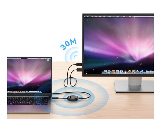 Bezvadu HDMI signāla pārraides komplekts Conceptronic 1080P Adapteri