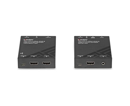 LINDY 70m Cat.6 HDMI 4K60, USB & Audio KVM Extender Adapteri