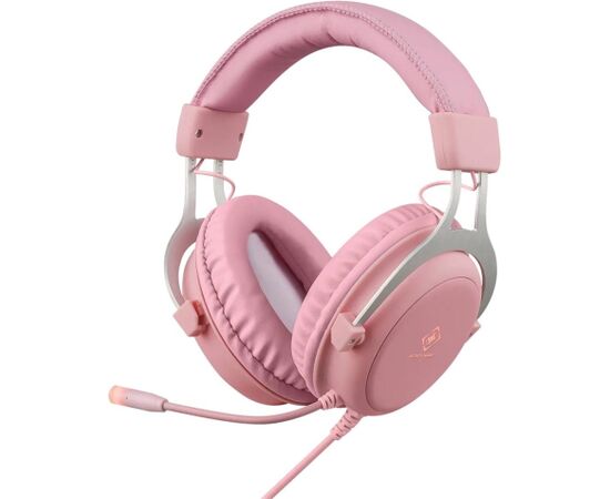 Deltaco Stereo spēļu austiņas ar Klinke, LED, pink Austiņas
