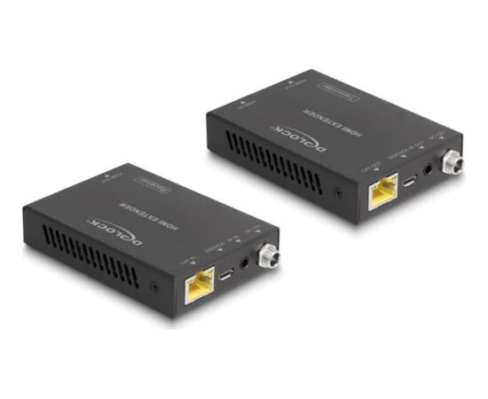 DELOCK HDMI Extender Set über Cat.6 Kabel 4K 60 Hz 50 m Adapteri