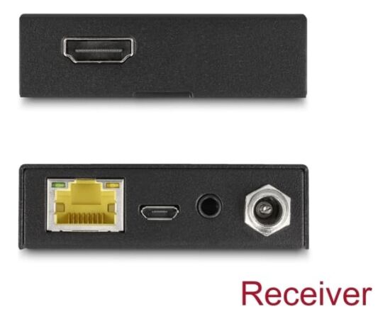 DELOCK HDMI Extender Set über Cat.6 Kabel 4K 60 Hz 50 m Adapteri