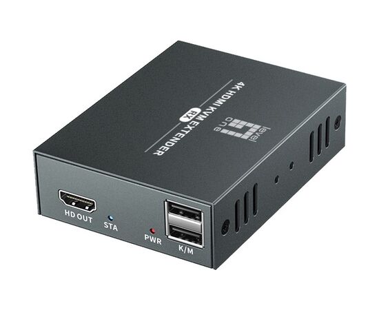 LevelOne HDMI Verlängerungskit Cat5/6  4K/60Hz  100m Black Adapteri