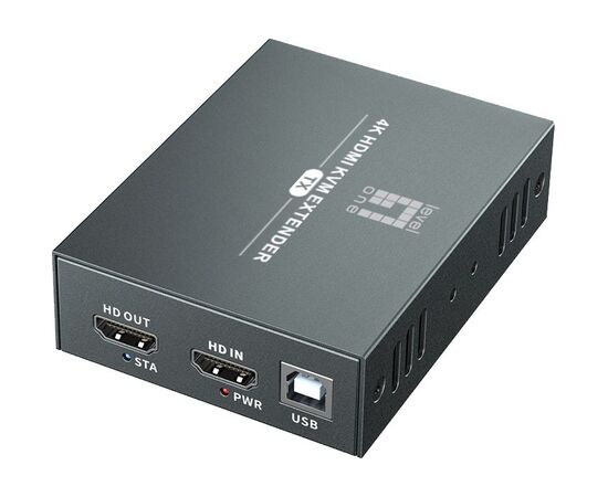 LevelOne HDMI Verlängerungskit Cat5/6  4K/60Hz  100m Black Adapteri