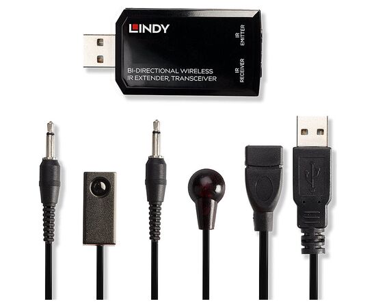 LINDY Bi-directional Wireless IR Extender, Transceiver Adapteri