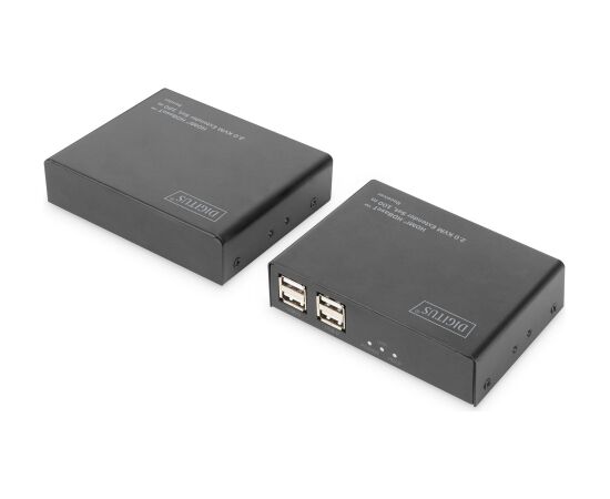 DIGITUS HDMI HDBaseT 2.0 KVM Extender Set, 100 m Aдаптеры
