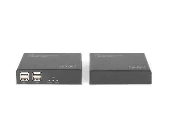 DIGITUS HDMI HDBaseT 2.0 KVM Extender Set, 100 m Aдаптеры