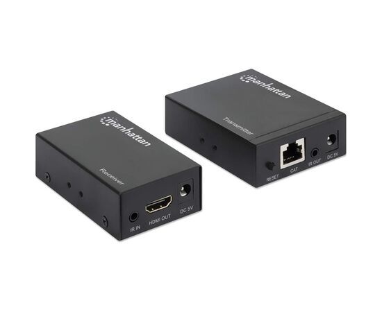 Sistēma AV signāla pārraidei Manhattan HDMI pār Ethernet (207461) Adapteri