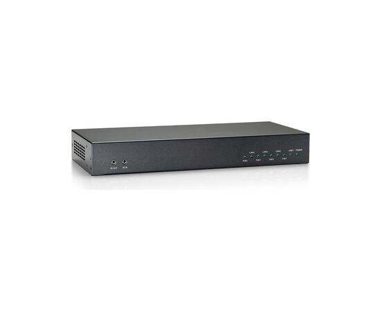 LevelOne HDMI Sender Cat5 PoE 4xRJ45/2xHDMI/+100.00m Black Adapteri