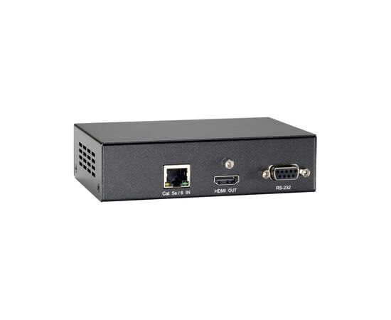 LevelOne HDMI Empfänger Cat5 HDBaseT 2xHDMI/2xRS-232 Black Adapteri