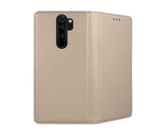 Mocco Smart Magnet Book Case Grāmatveida Maks Telefonam Samsung Galaxy A12 / M12 Zeltains Neoriģinālie Maciņi