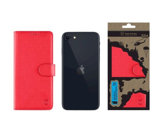 Tactical Field Notes Aizsargapvalks priekš Apple iPhone 7/8/SE2020/SE2022 / sarkans Neoriģinālie Maciņi