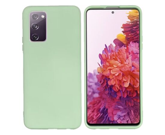 Mocco Silicone Back Case Aizmugurējais silikona apvalks priekš Samsung Galaxy S20 FE / zaļš Neoriģinālie Maciņi