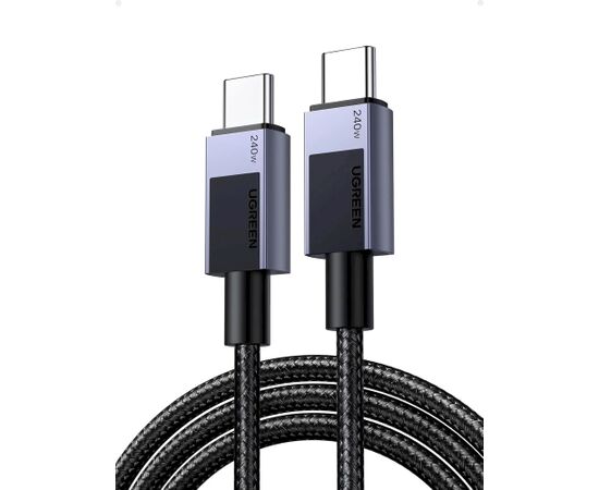 UGREEN L513 Кабель USB-C to USB-C 240W PD 1m 480Mbps / серый Дата USB-кабели