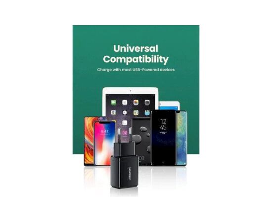 UGREEN 76197 Tīkla lādētājs USB-A 2.1A Telefonu lādētāji 220v